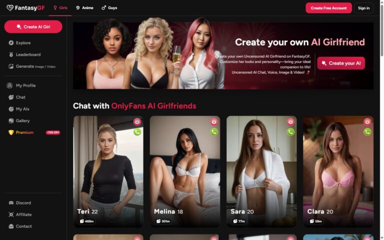 Catalogo OnlyFans di FantasyGF con Teri Melina Sara Clara