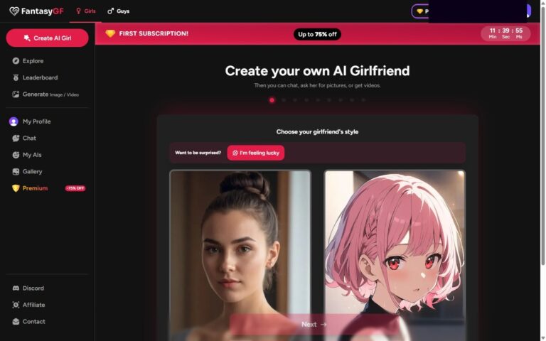 Builder FantasyGF step 1 Realistic Anime