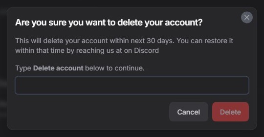 Conferma di GirlfriendGPT: l'account viene cancellato entro 30 giorni, recuperabile tramite Discord